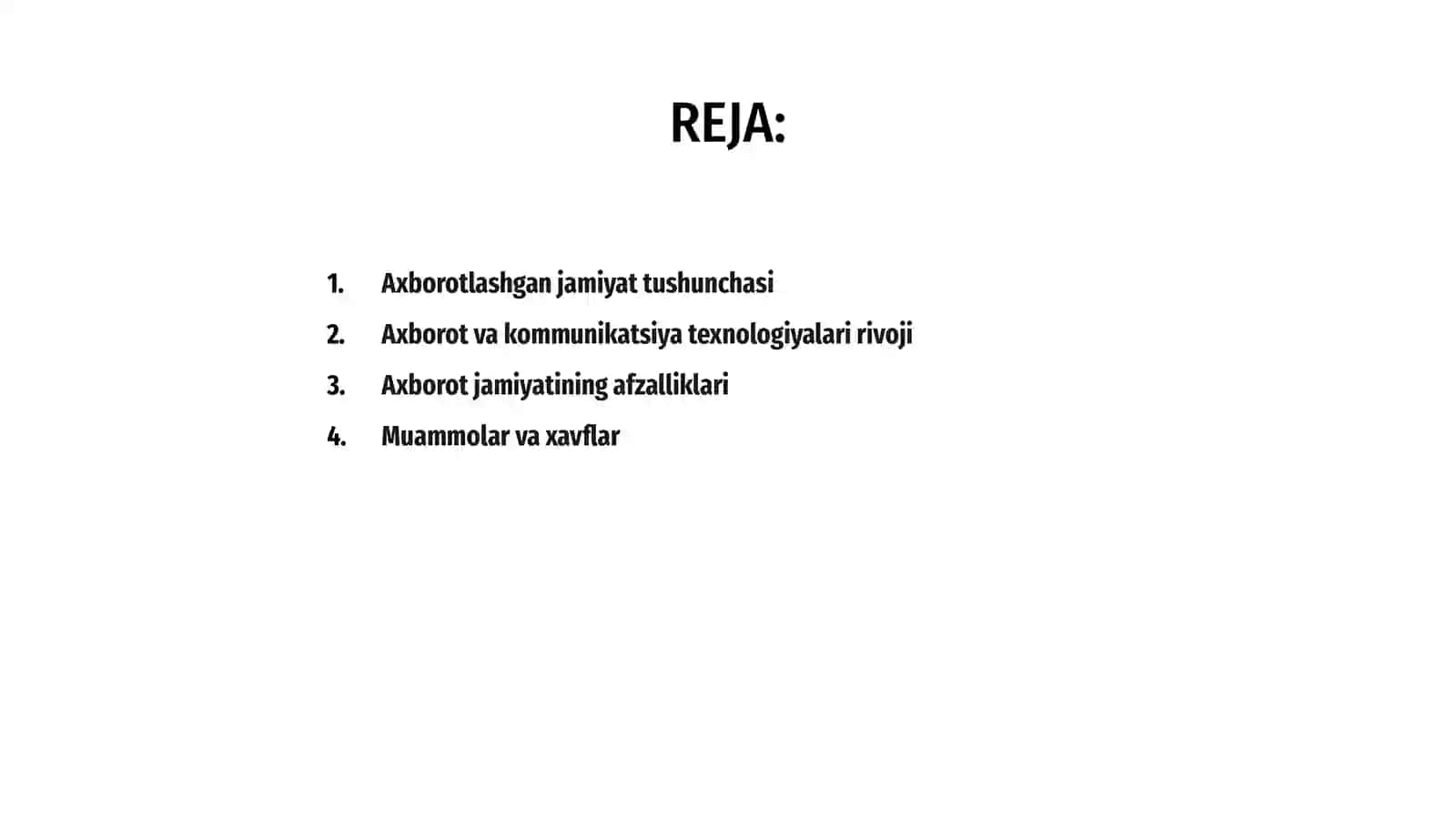Axborotlashgan jamiyat va uning istiqbollari 2