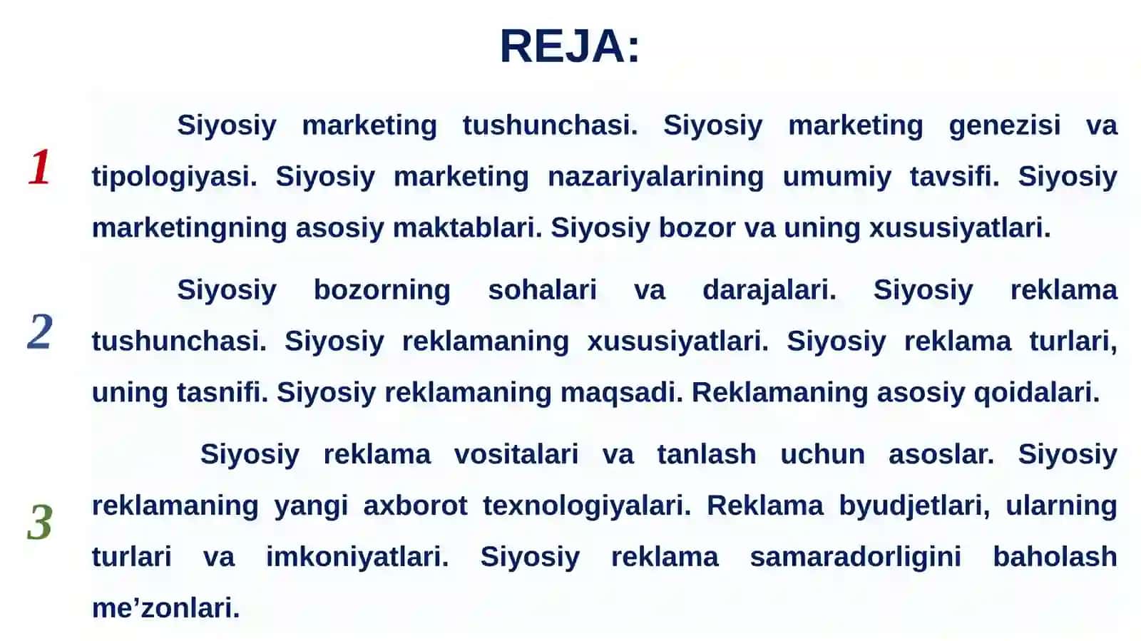 Siyosiy marketing tushunchasi 2