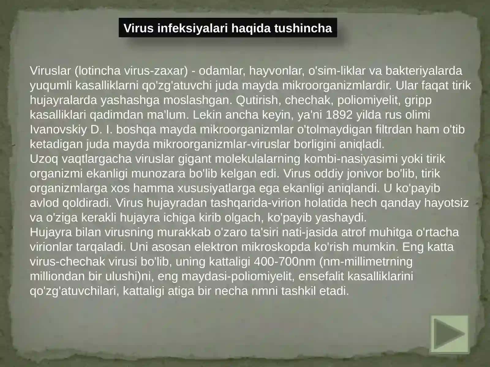 Virus infeksiyalari va OIV infeksiyasi ta'rixi 2