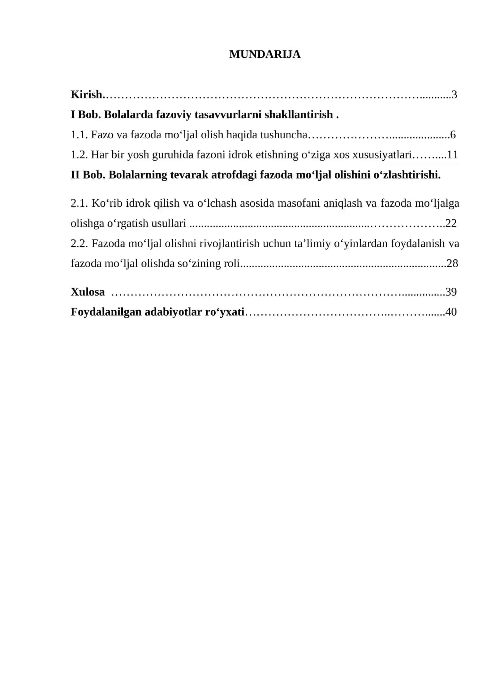Matematik tasavvurlarni shakllantirish nazariyasi 2