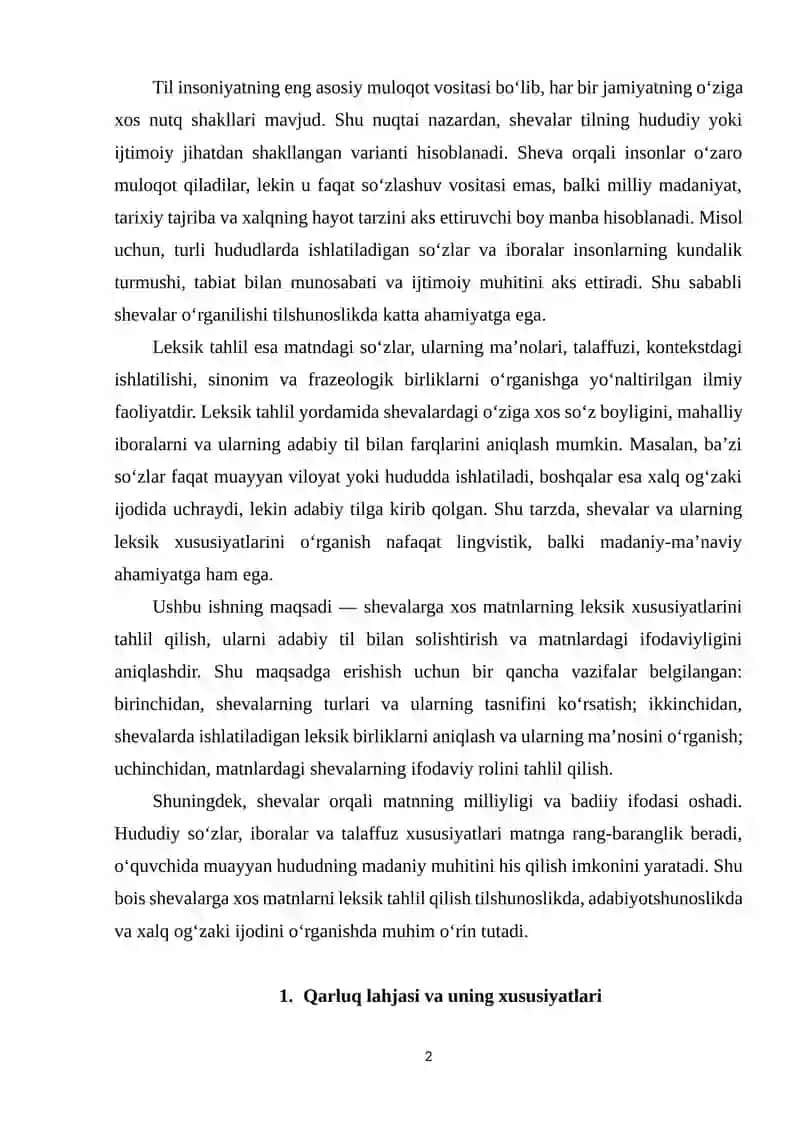 Qarluq, Qipchoq va o‘g‘uz lahjasidagi matnlar tahlili 2