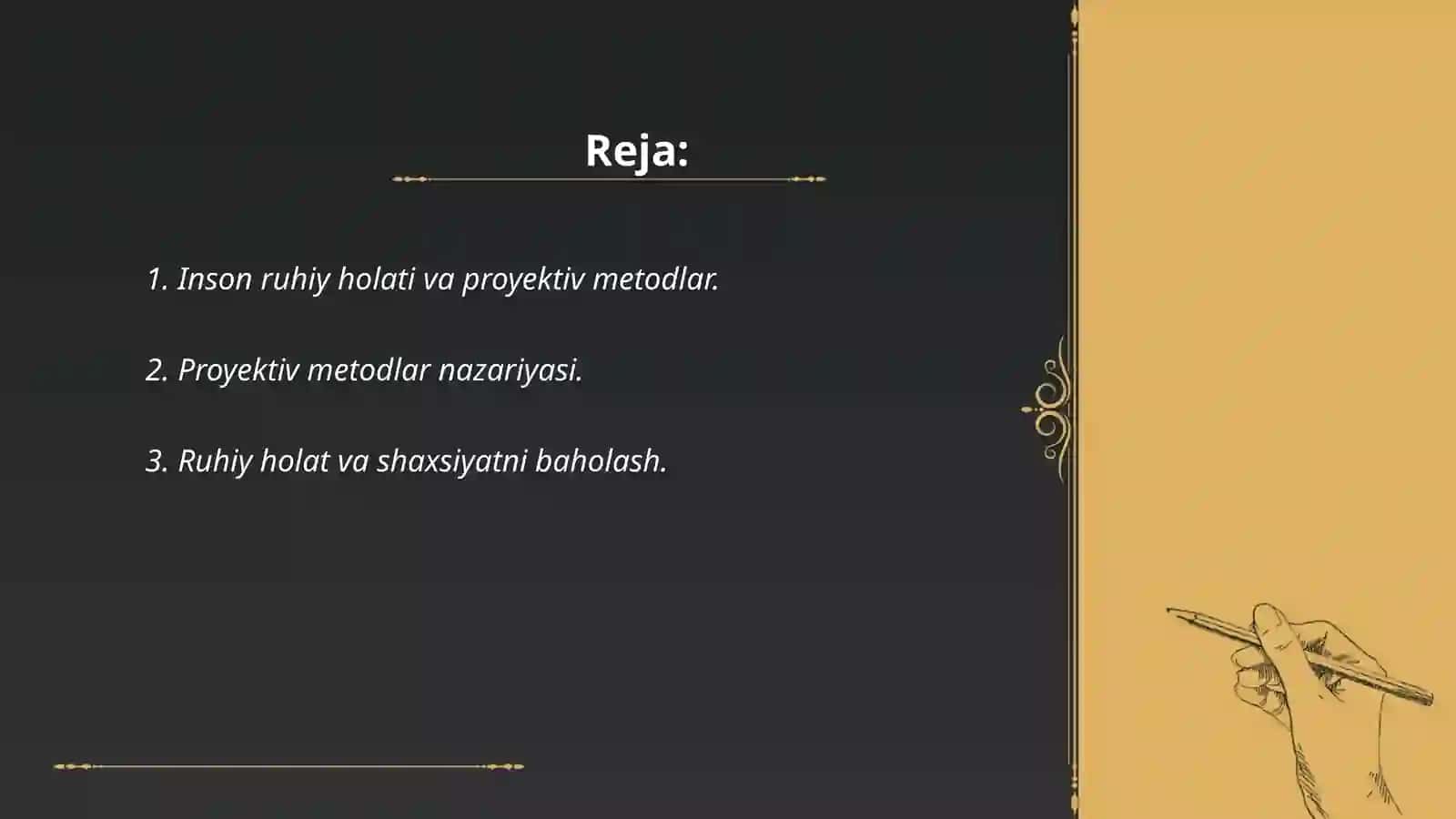 Proyektiv metodlar 2