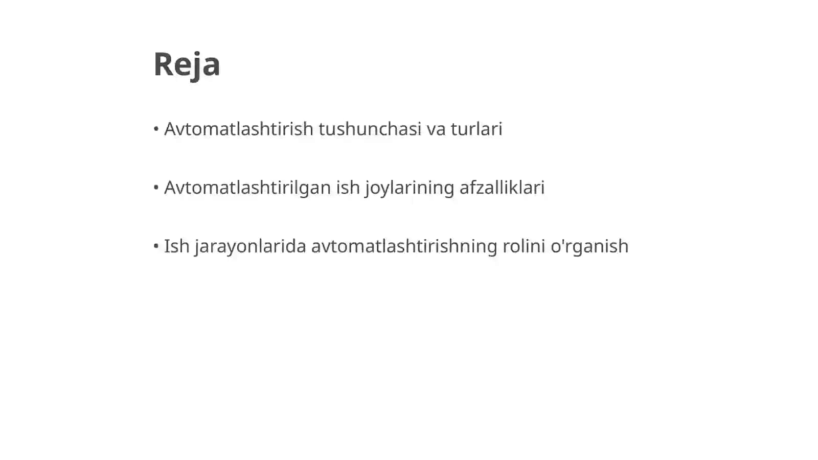 Avtomatlashtirilgan ish joylari 2