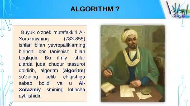 Algoritmlash va dasturlash asoslari 2
