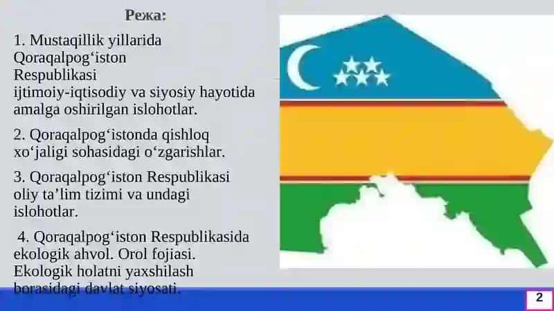 O’zbekistonning eng yangi tarixi 2