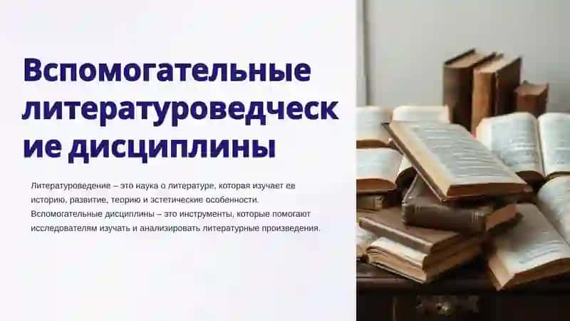 Вспомогательные литературоведческие дисциплины 2