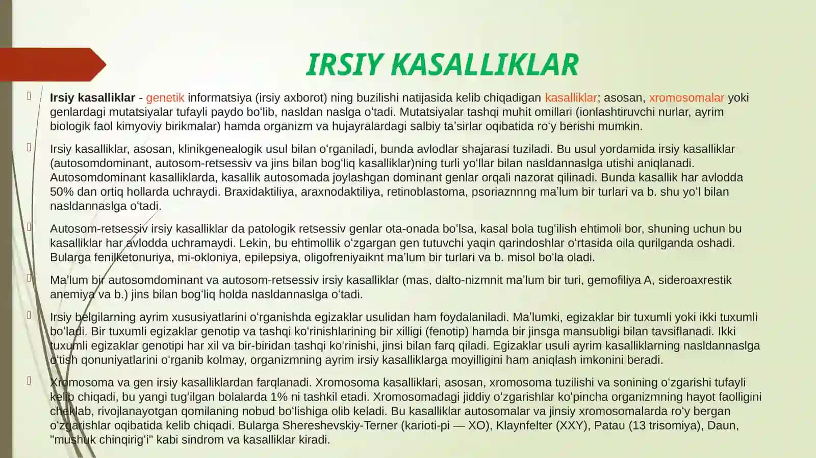 IRSIY KASALLIKLAR 2