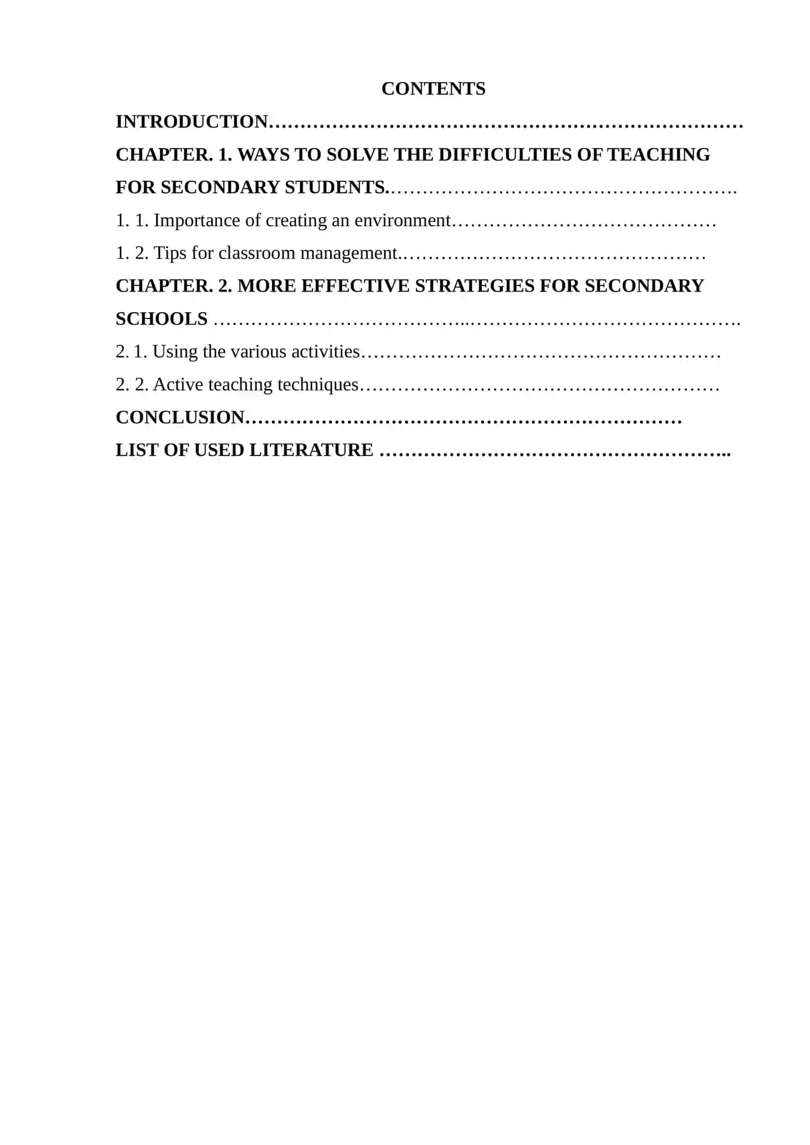 Common Difficulties of Teaching English in Secondary School 2