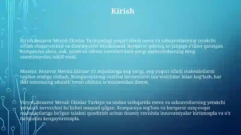 Rezavor Mevali Ekinlar 2