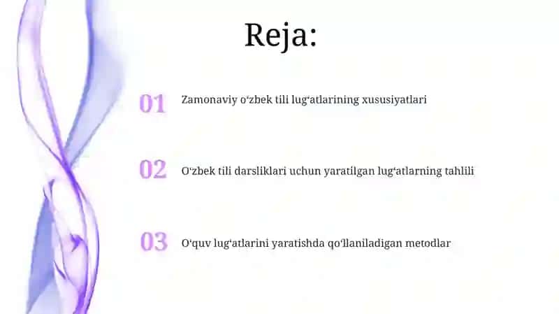 Oʻquv lugʻatlari uchun metodlar 2