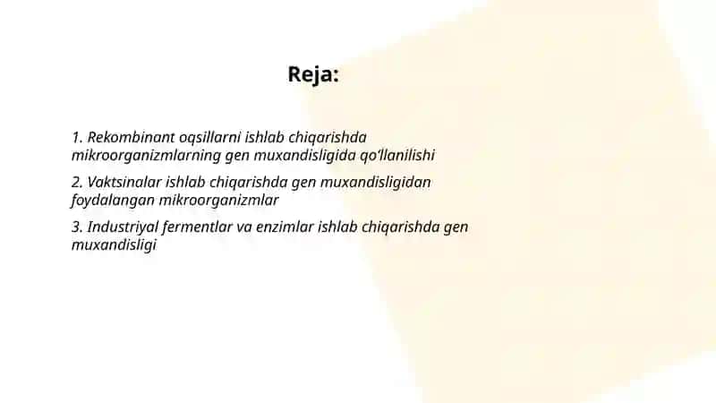 Rekombinant oqsillar 2