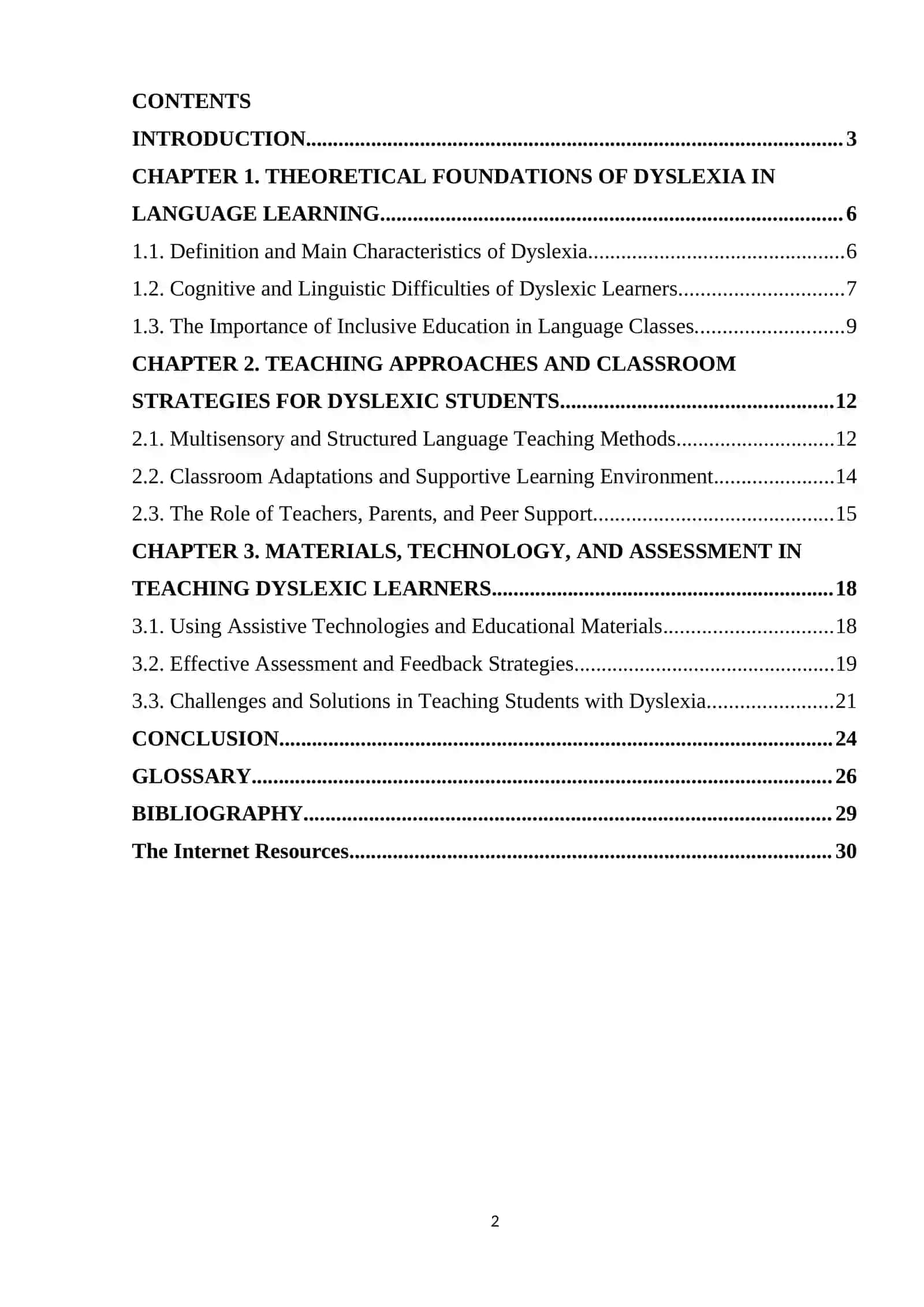 THEORETICAL FOUNDATIONS OF DYSLEXIA IN LANGUAGE LEARNING 2