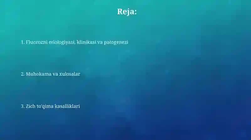 Zich to'qima kasalliklari 2