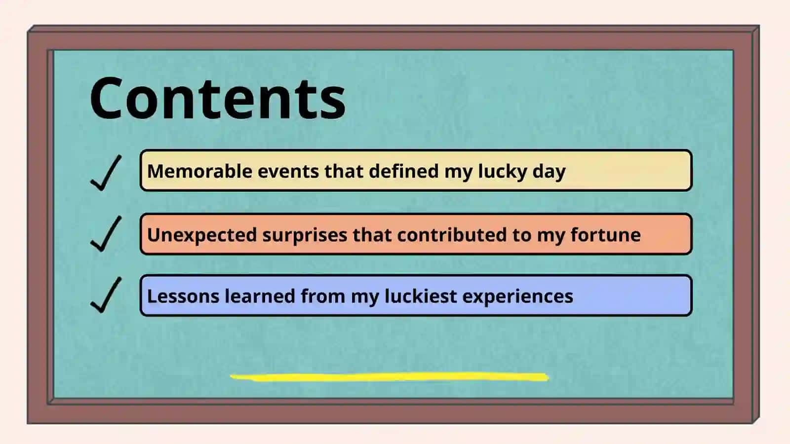 The luckiest day in my life 2