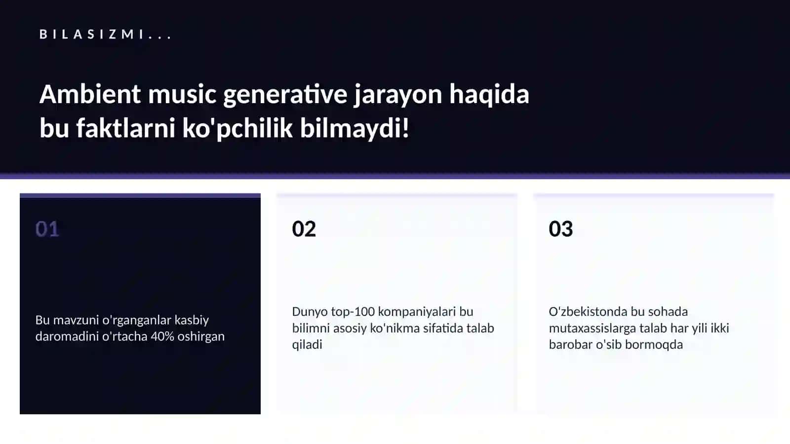 Ambient music generative jarayon 2