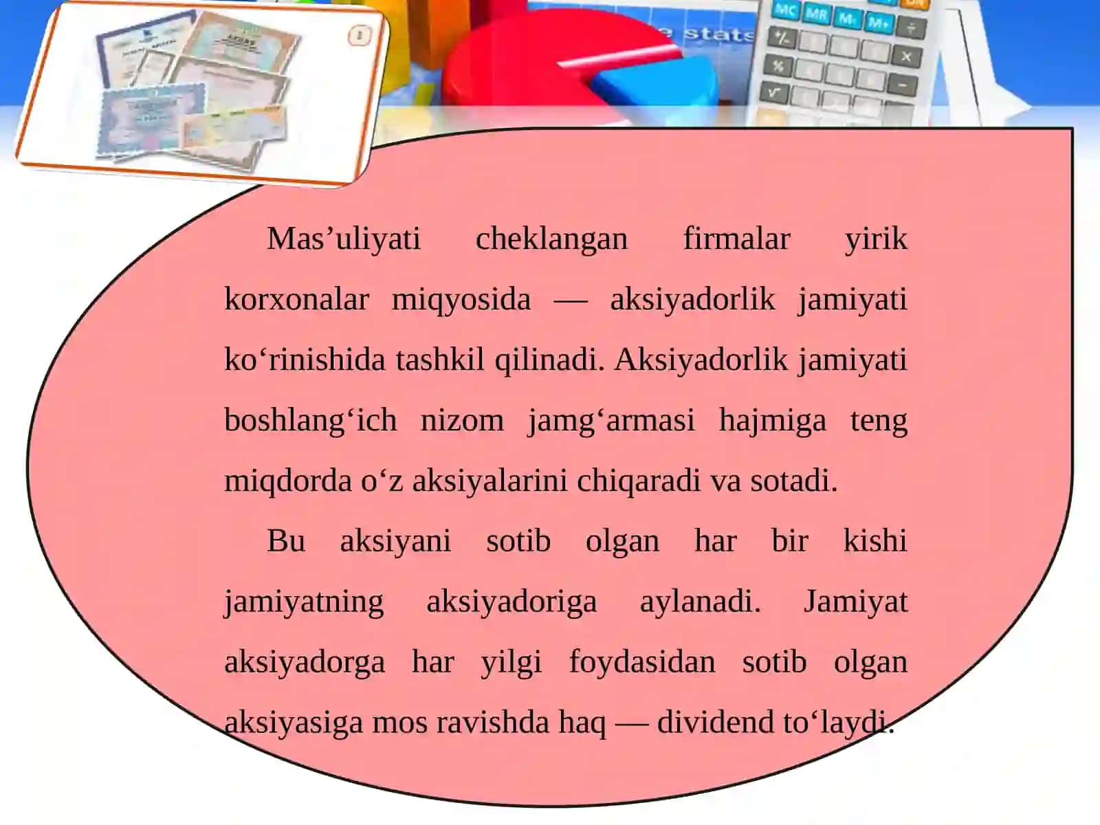 AKSIYADORLIK JAMIYATI 2