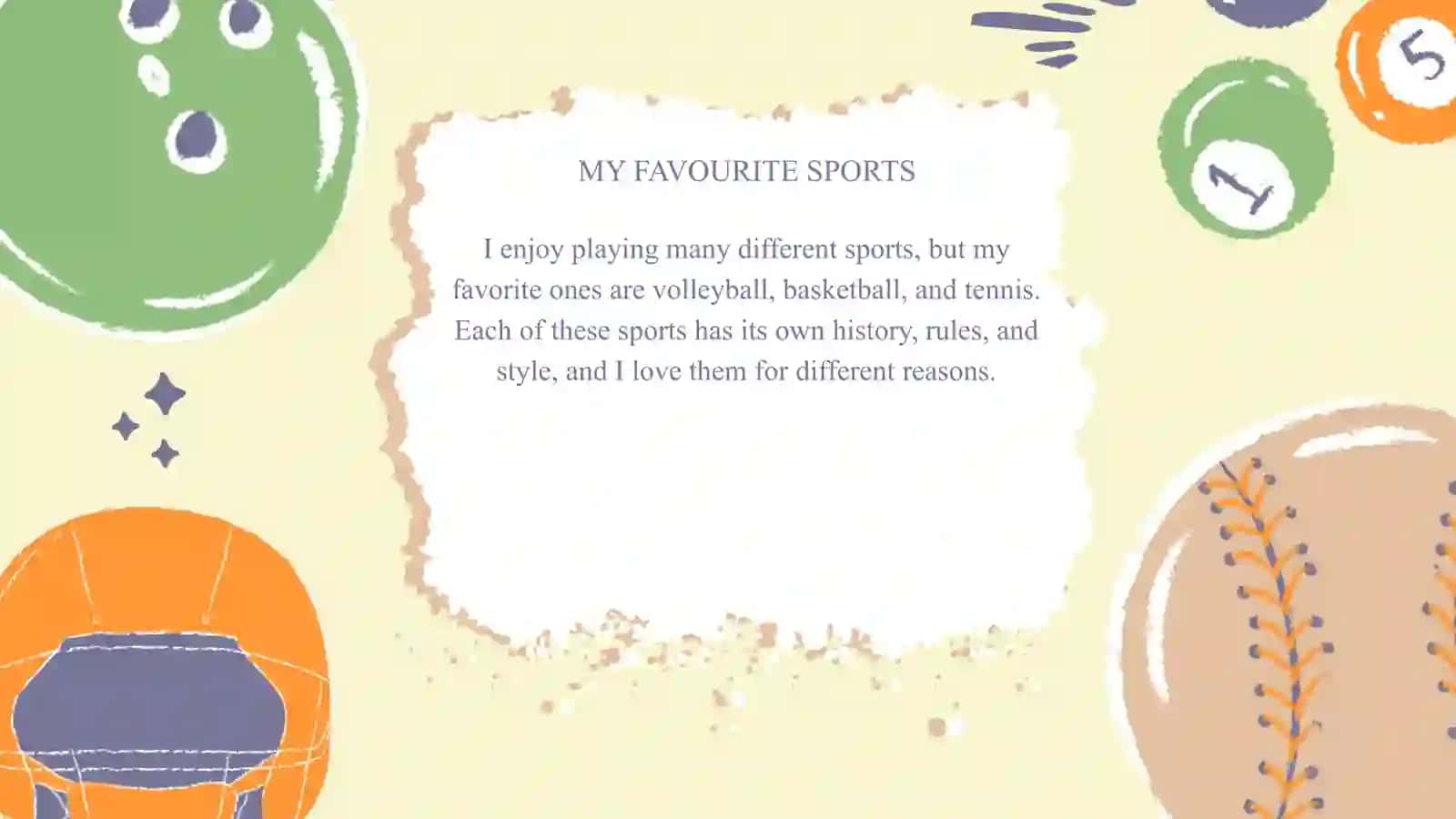 Prezentatsiya. My favorite sports 2
