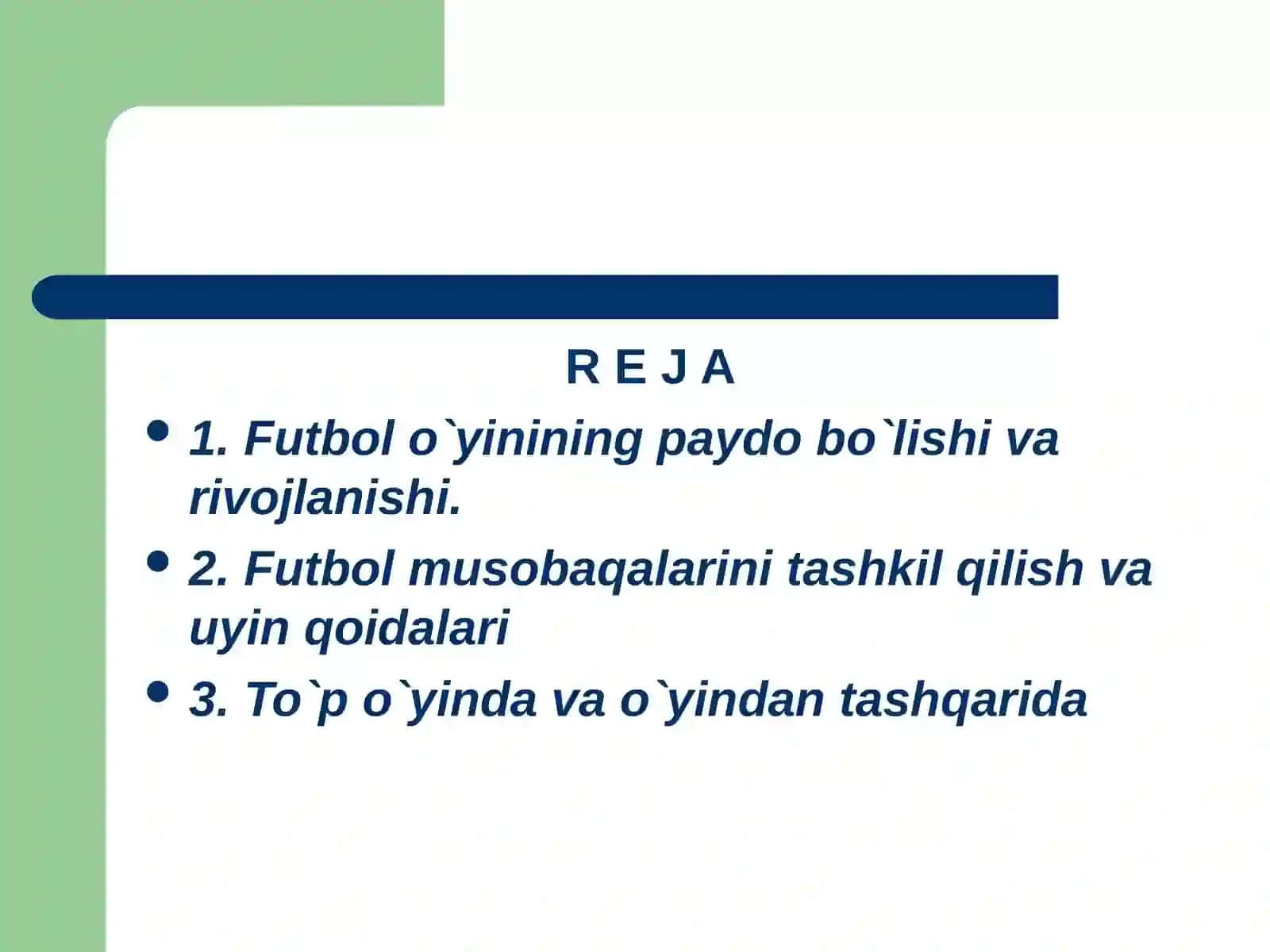 Futbol o`yinini paydo bo`lishi 2