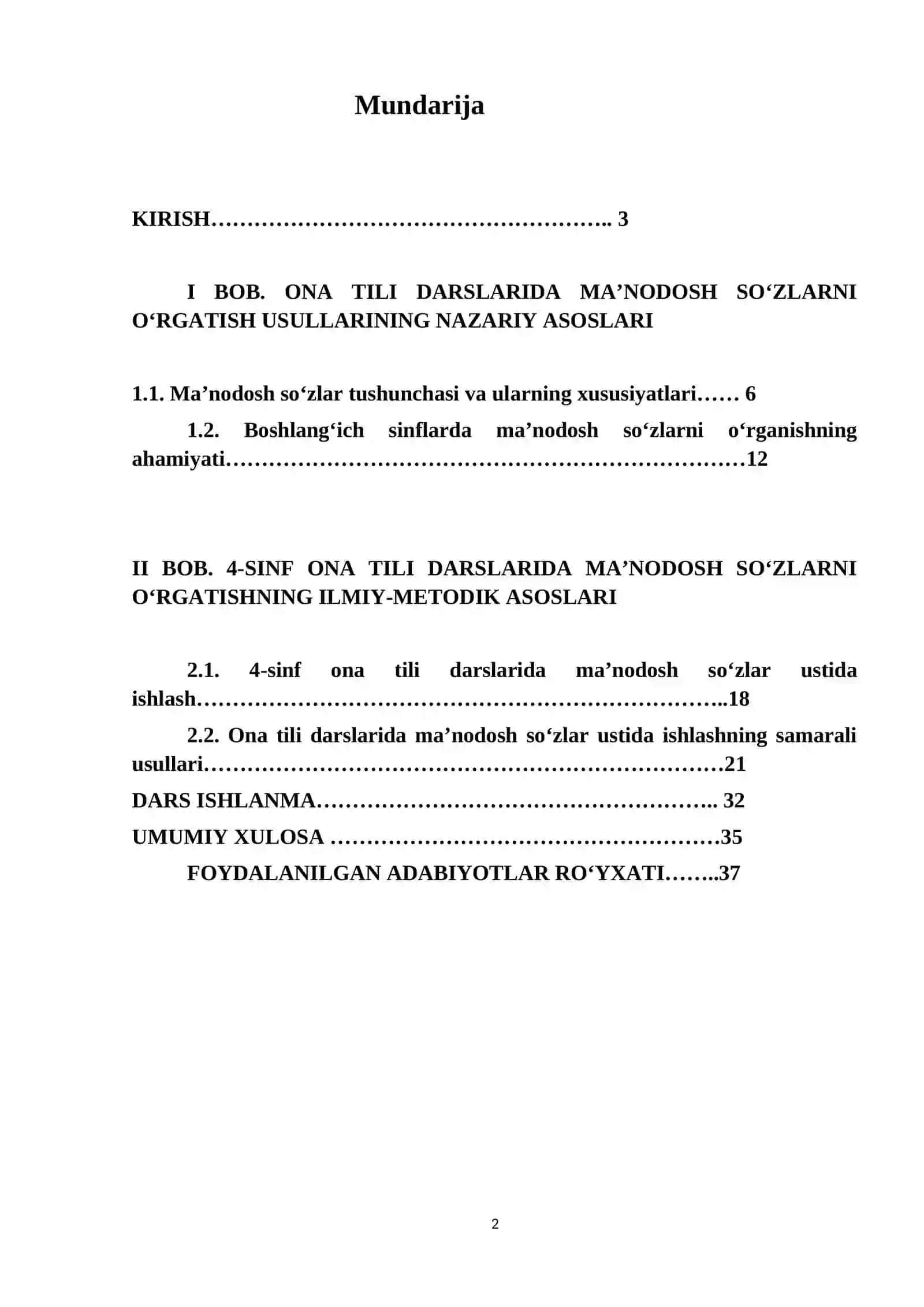 4-sinf ona tili darslarida ma’nodosh so‘zlarni o‘rgatish usullari 2
