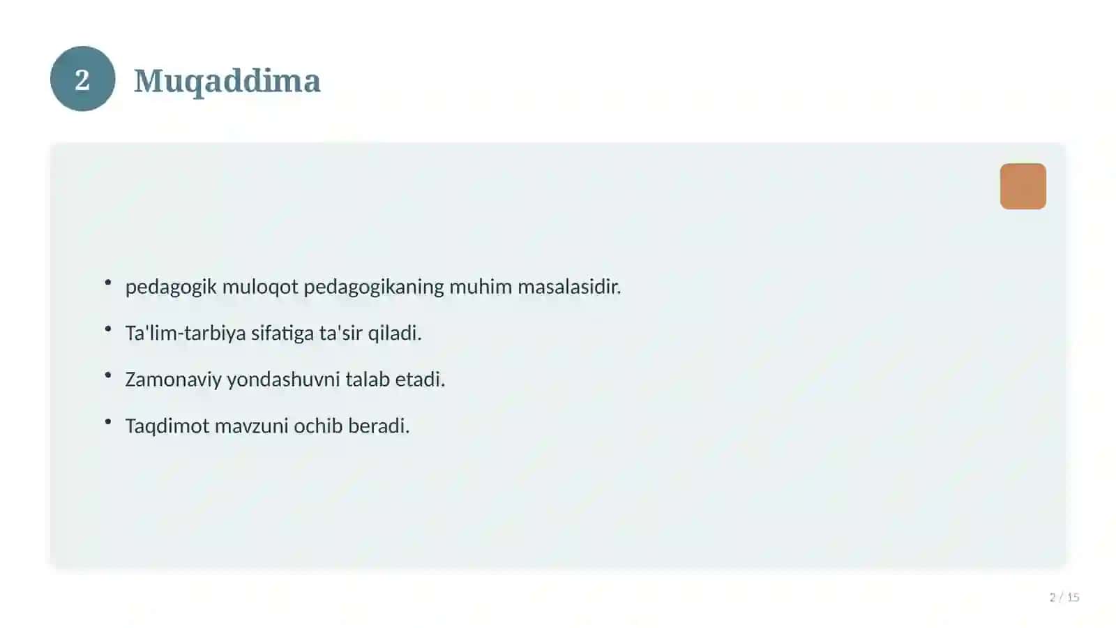 Pedagogik Muloqot 2
