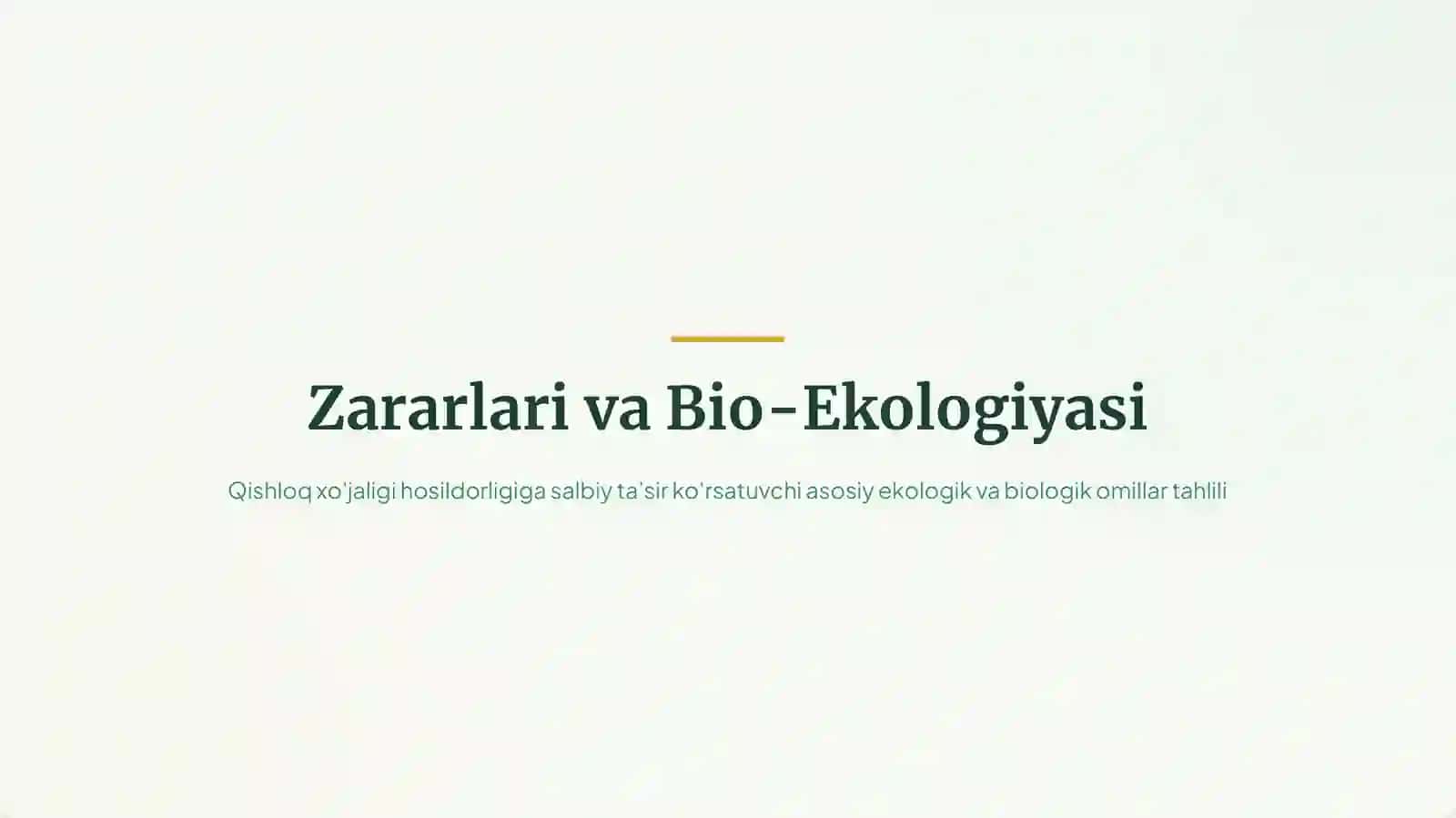 Begona Oʻtlar Klassifikatsiyasi 2