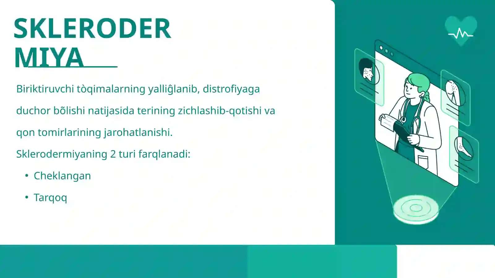 SKLERODERMIYA. DERMATOMIOZIT 2