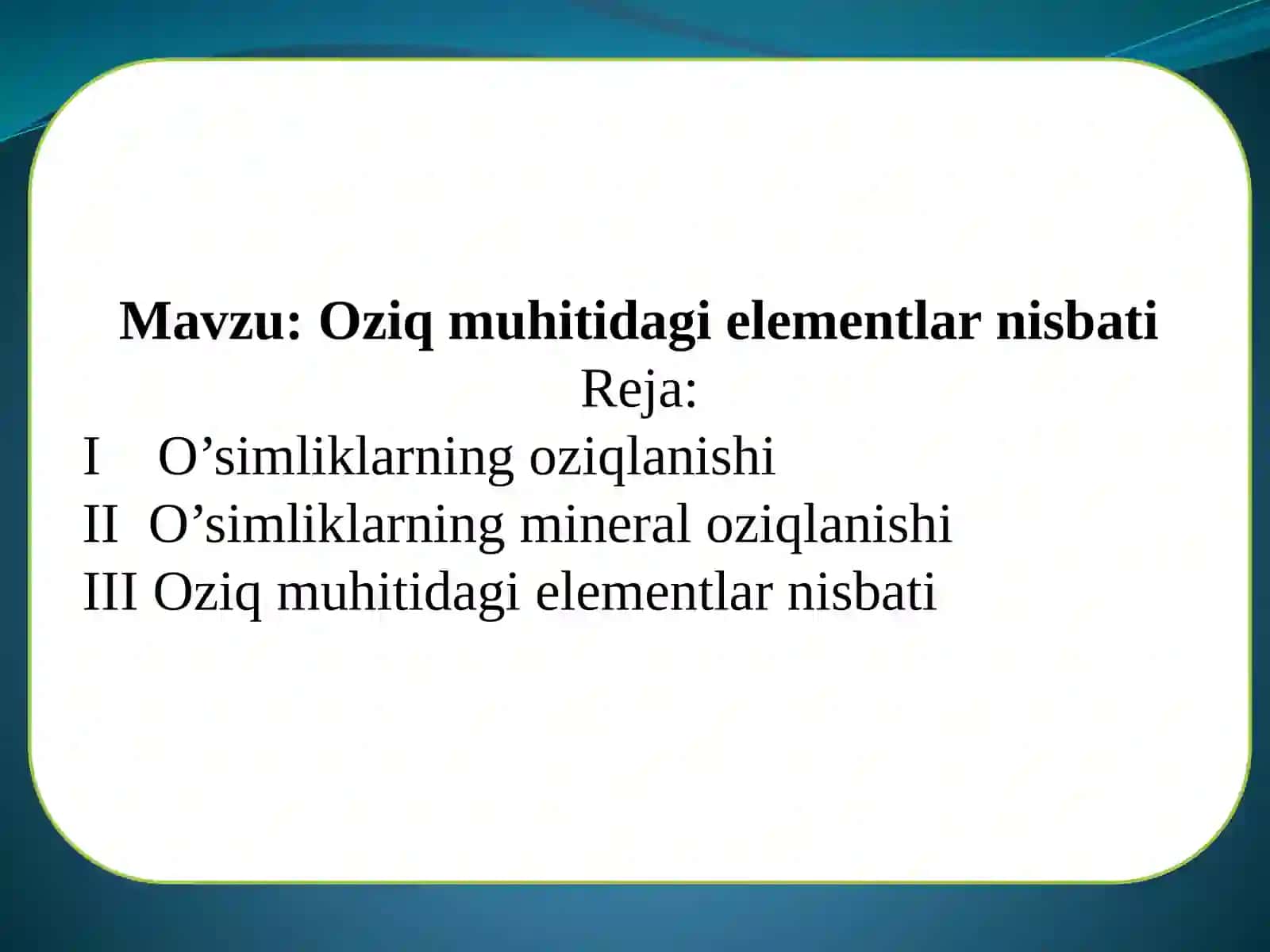 TAYYORLAGAN TAQDIMOTI 2
