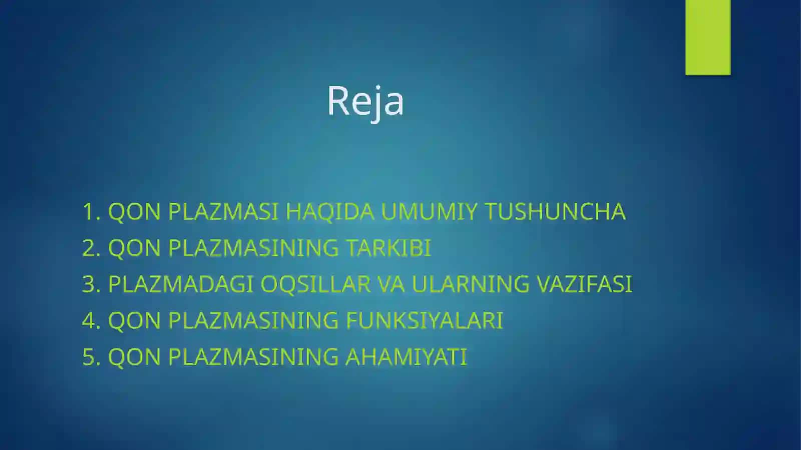 QONNING PLAZMASI TARKIBI, FUNKSIYASI 2