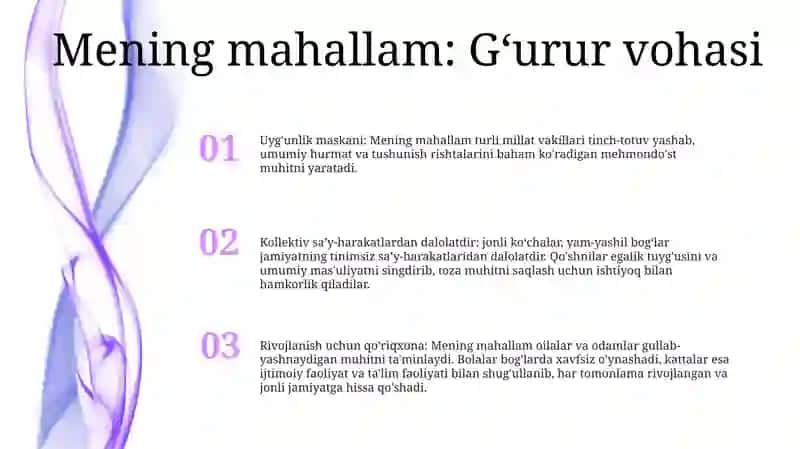 Mening Mahallam Mening Faxrim 2