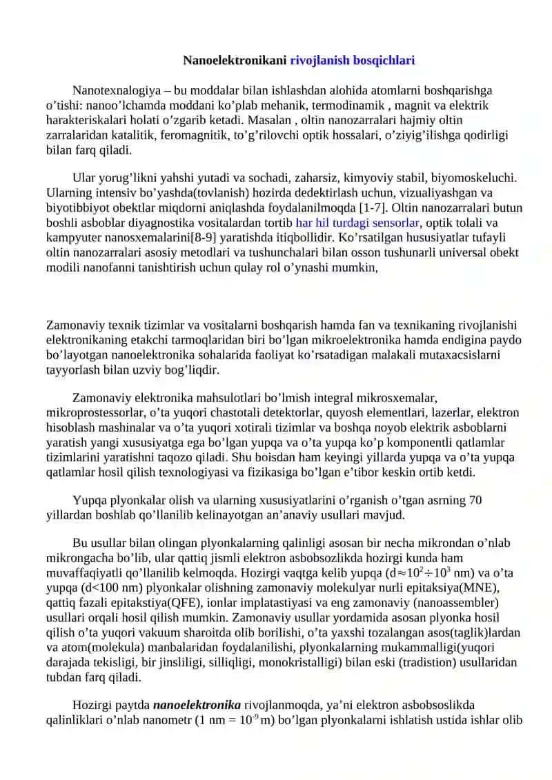 NANOELEKTRONIKA 2