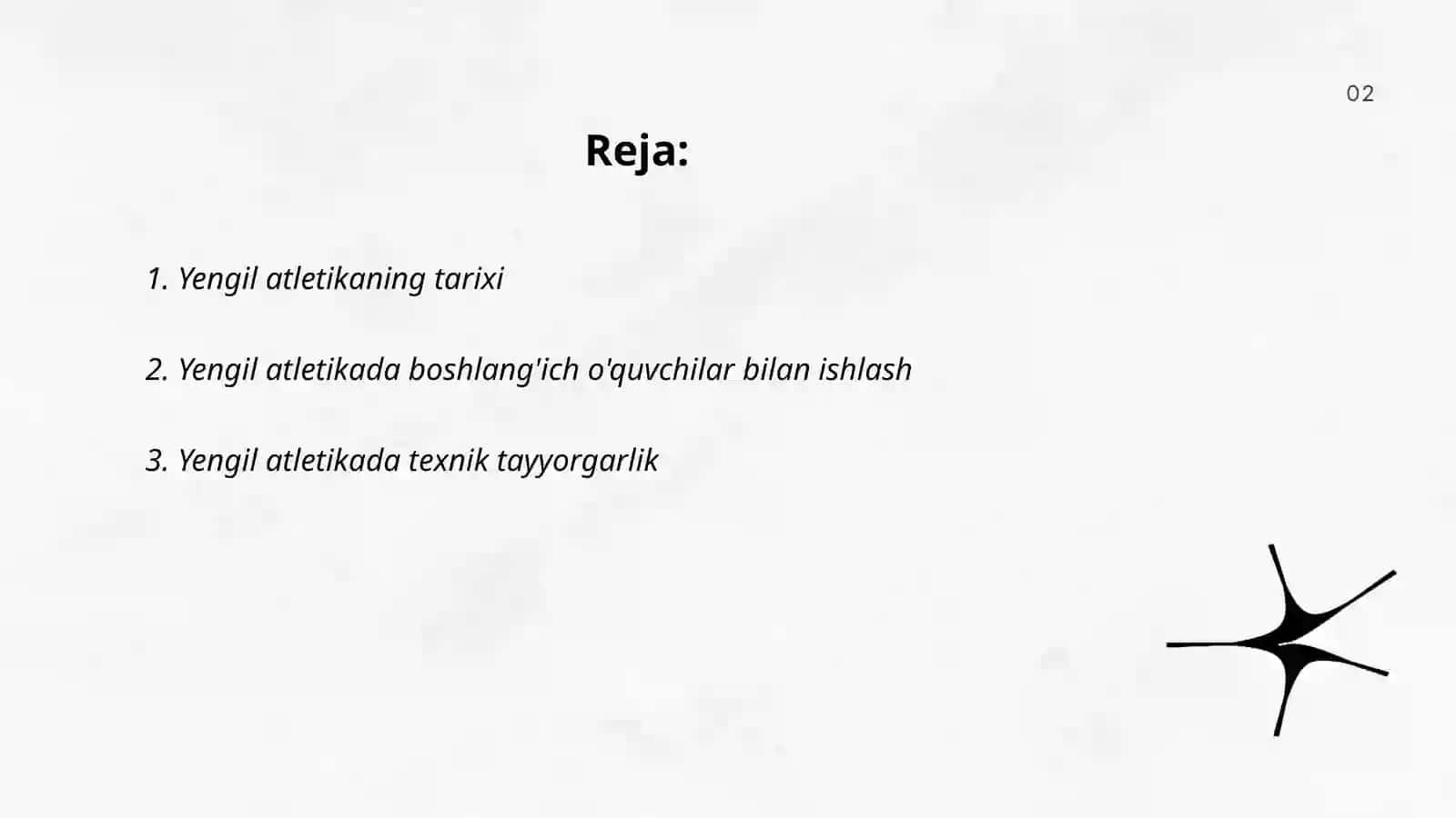 Yengil atletika va uni oʻqitish metodikasi 2