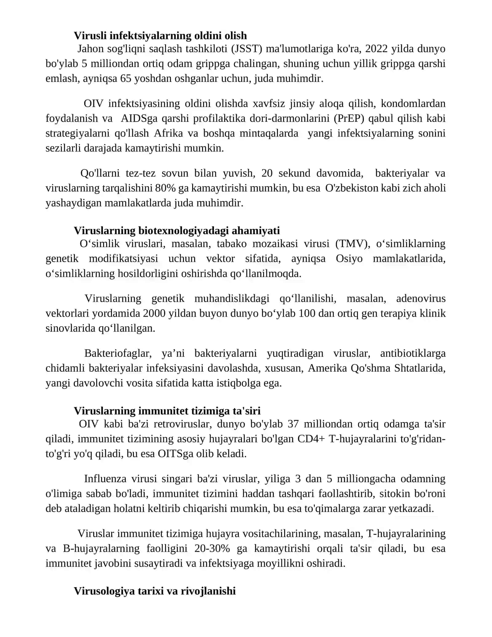 Viruslarning kelib chiqishi va uning ahamyati 2