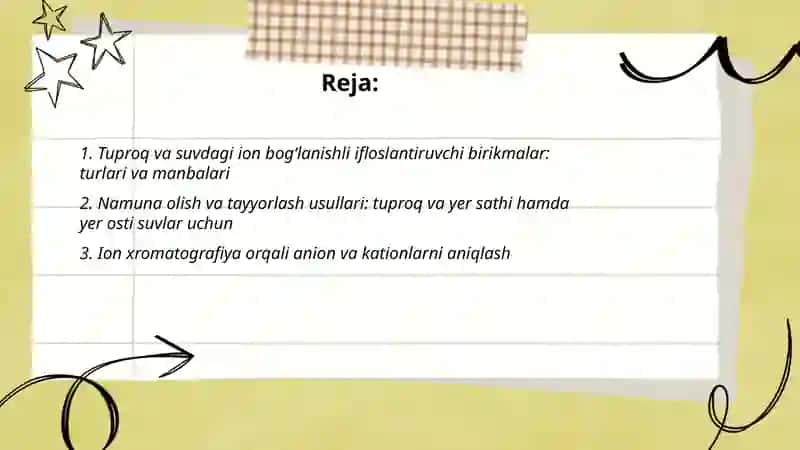 Tuproq va suvning Ifloslanishi 2