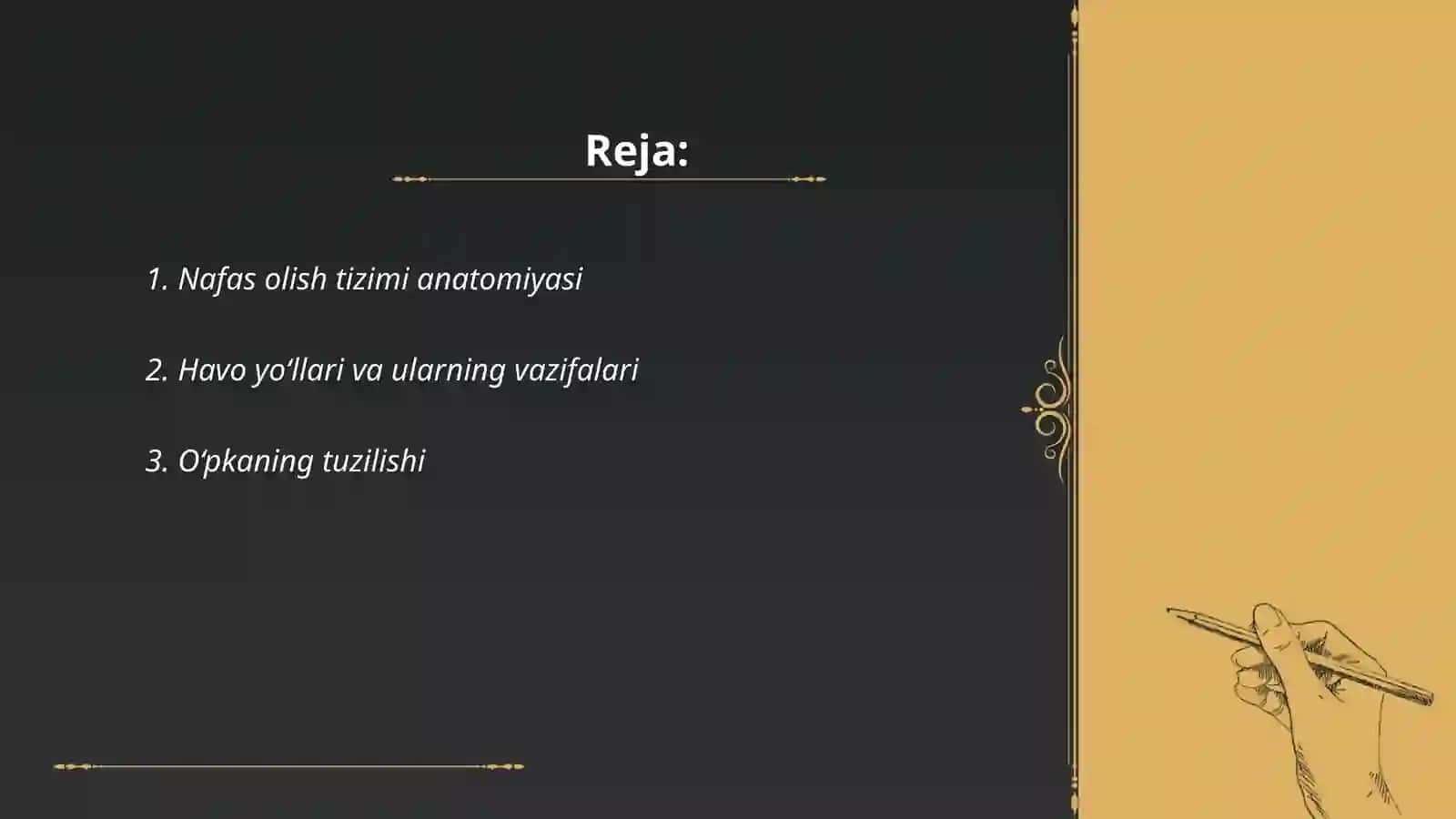 Nafas olish sistemasi 2