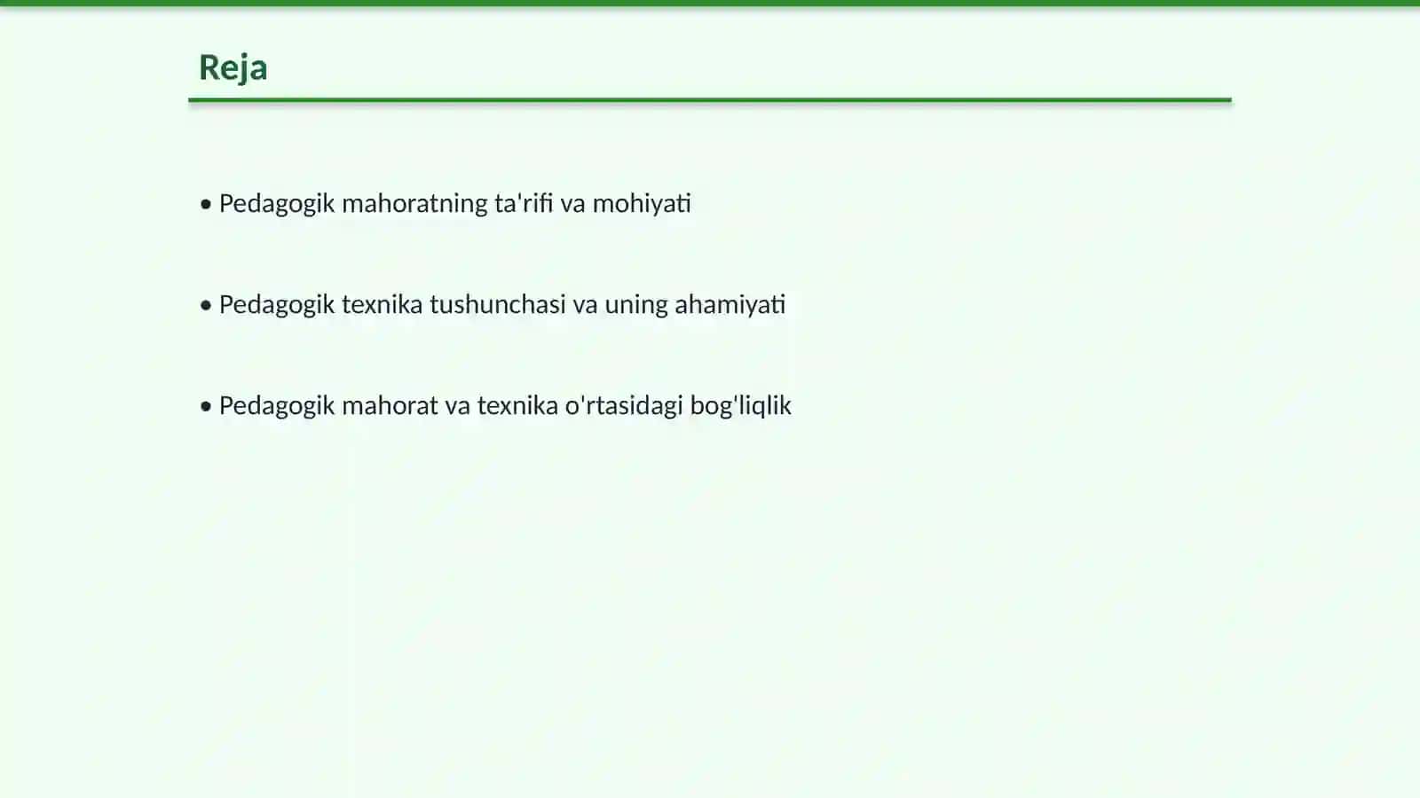 Pedagogik mahorat va texnika o'rtasidagi bog'liqlik 2