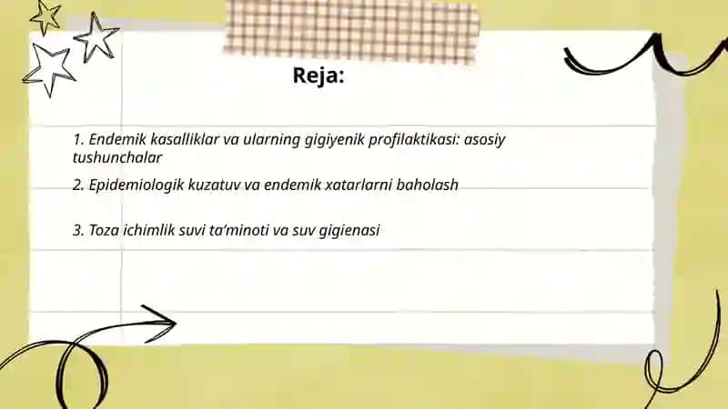 Endemik kasalliklarni oldini olishning gigiyenik asoslari 2
