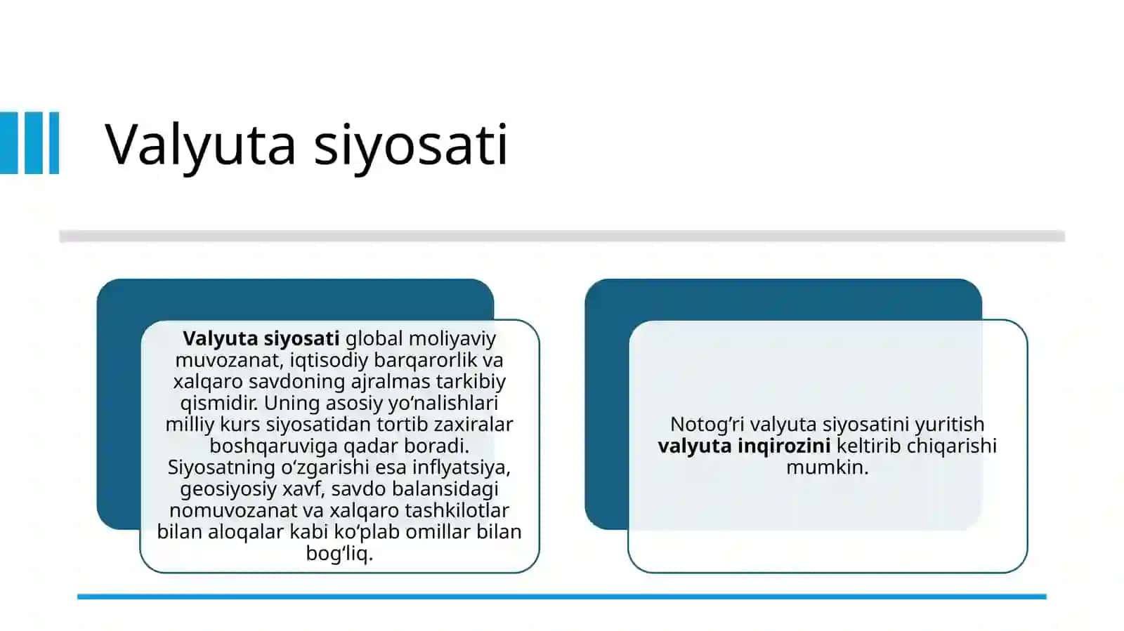 Valyuta siyosati va inqirozlari 2 qism 2