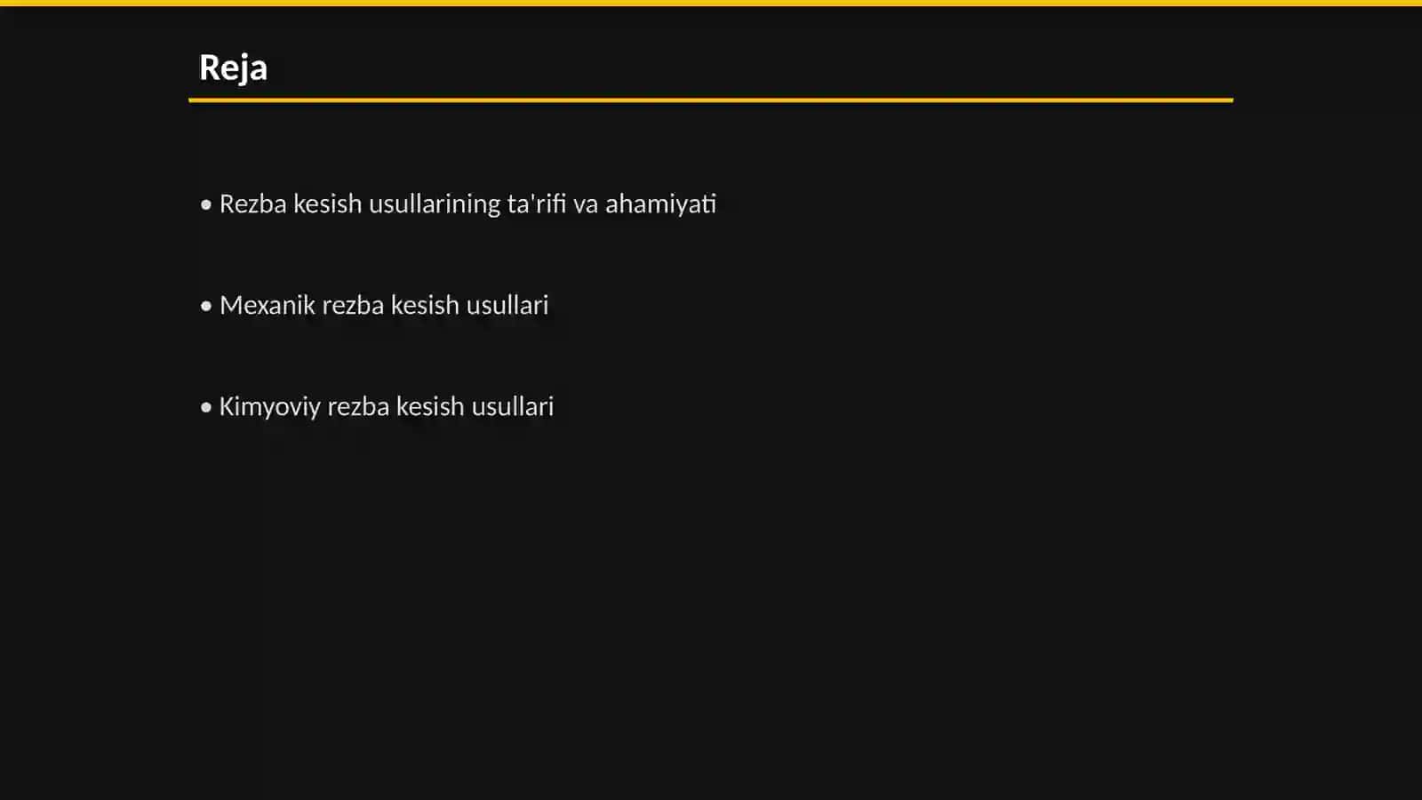 Rezba kesish usullari 2