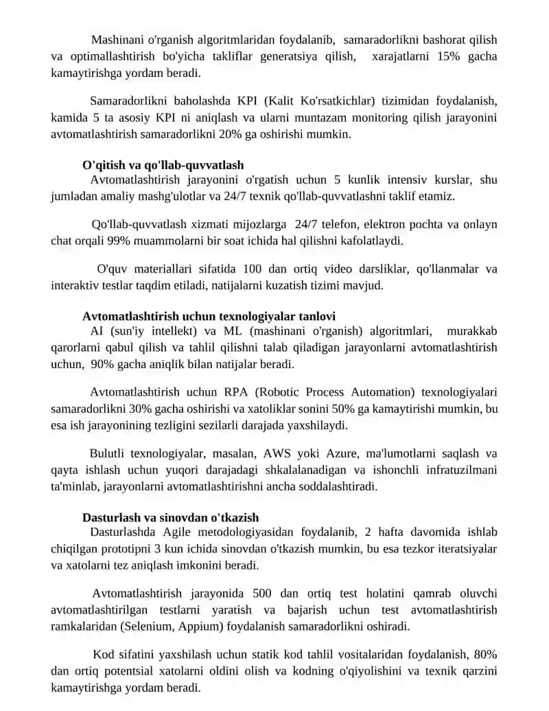 PECHLAR ISH JARAYONINI AVTOMATLASHTIRISH 2