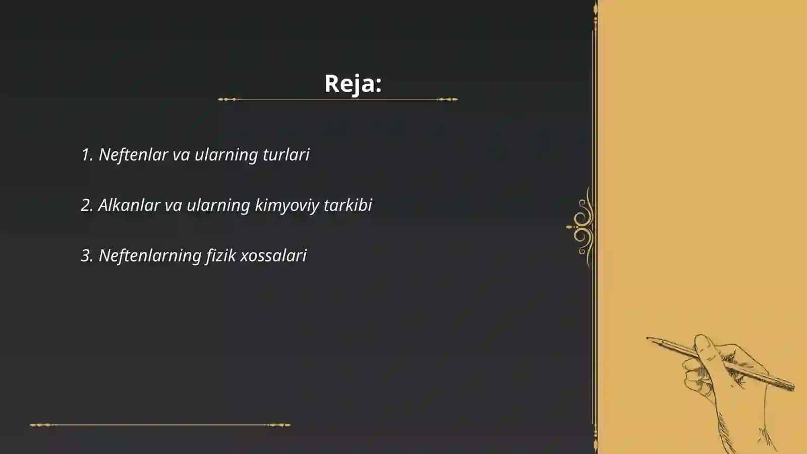 Neftenlar va ularni xossalari 2