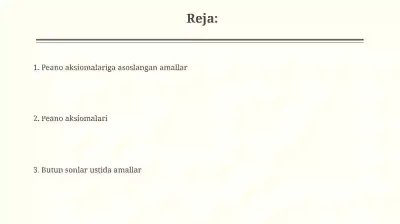 Nomanfiy butun sonlar ustida amallar 2
