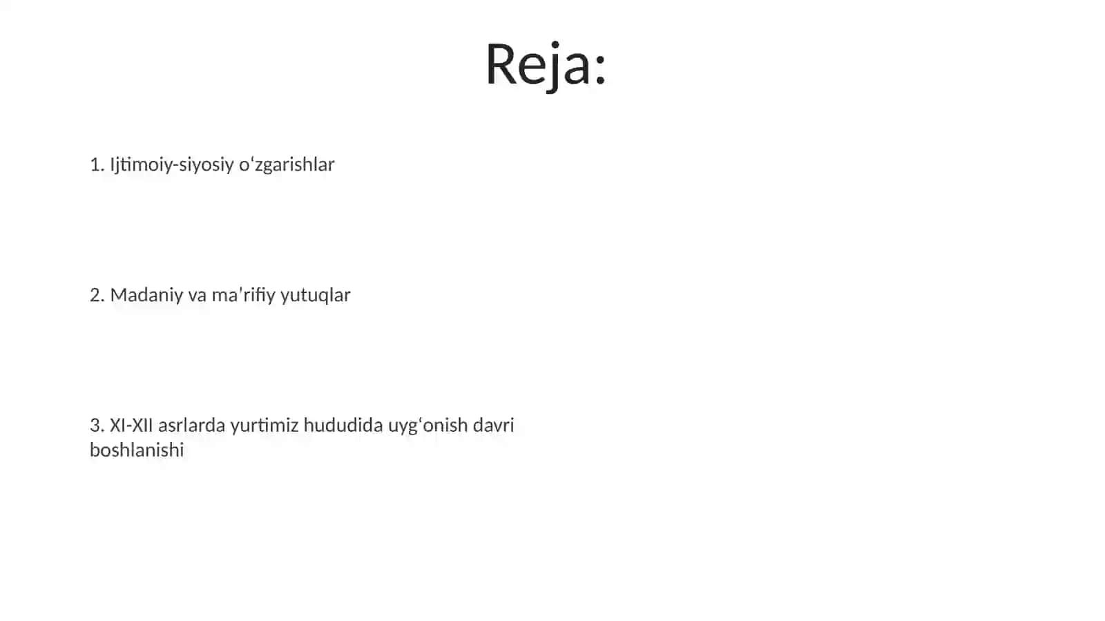 Renessans madaniy uygʼonishi 2