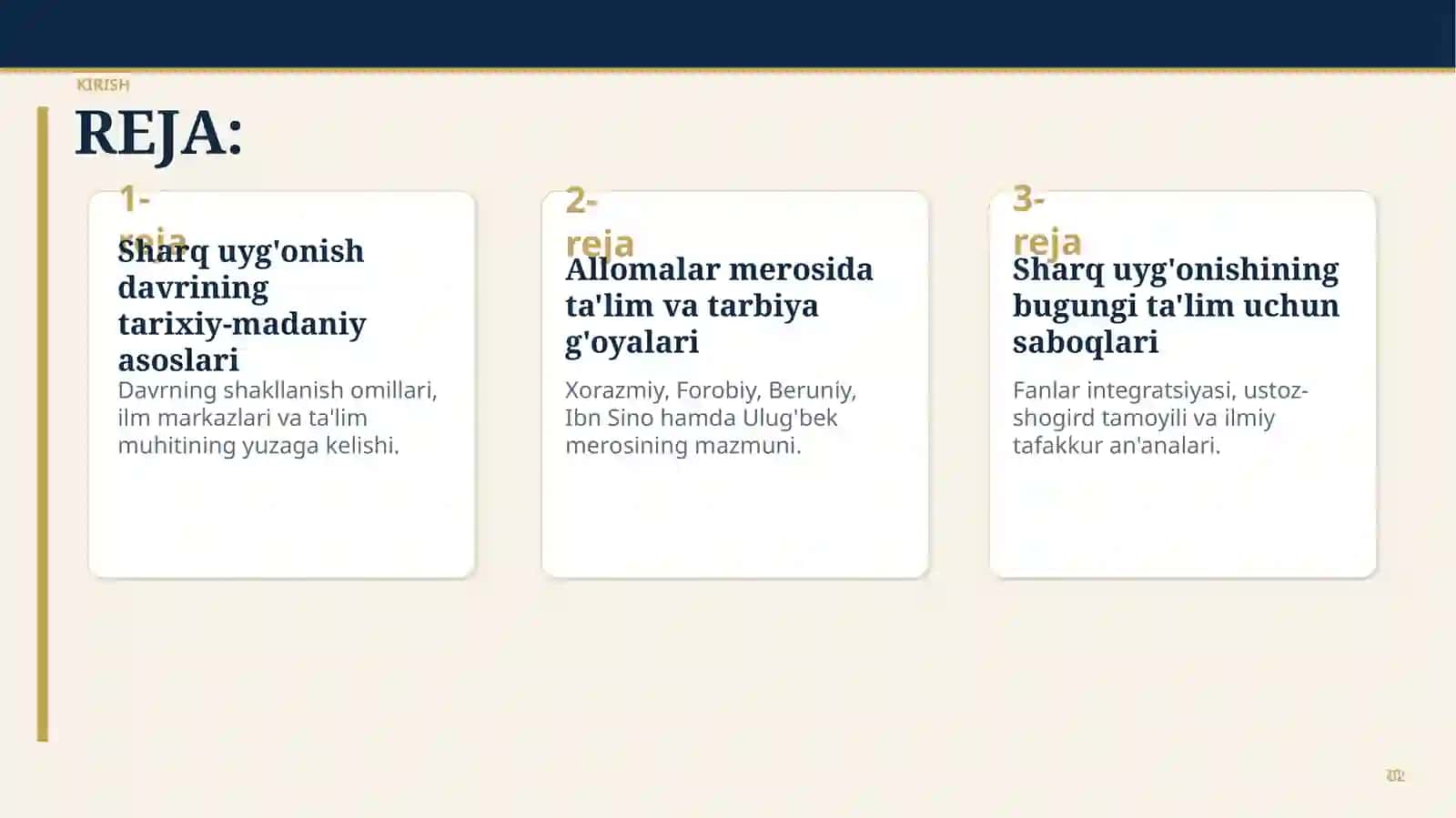 Sharq uyg'onish davrida ta'lim-tarbiya taraqqiyoti 2