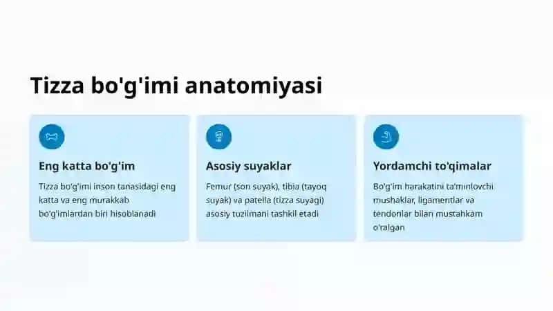 Tizza bo'g'imi suyaklari: Tuzilishi va Ahmiyati 2