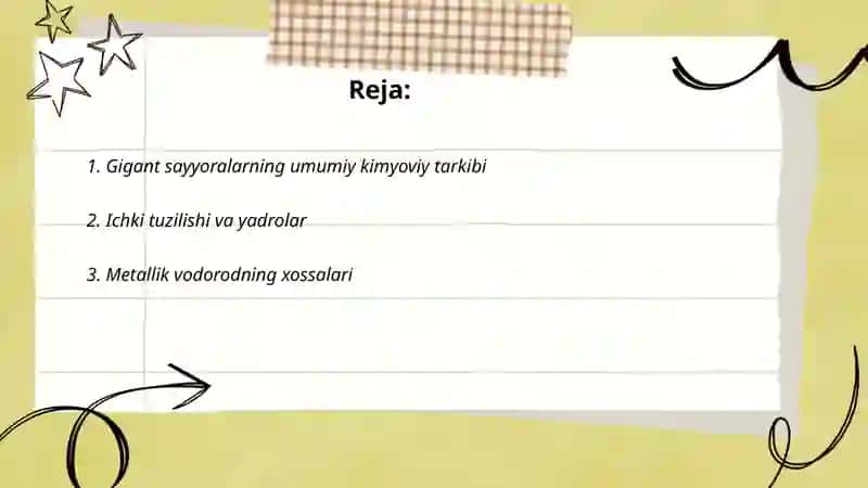 Gigant sayyoralarning fizik tabiati 2