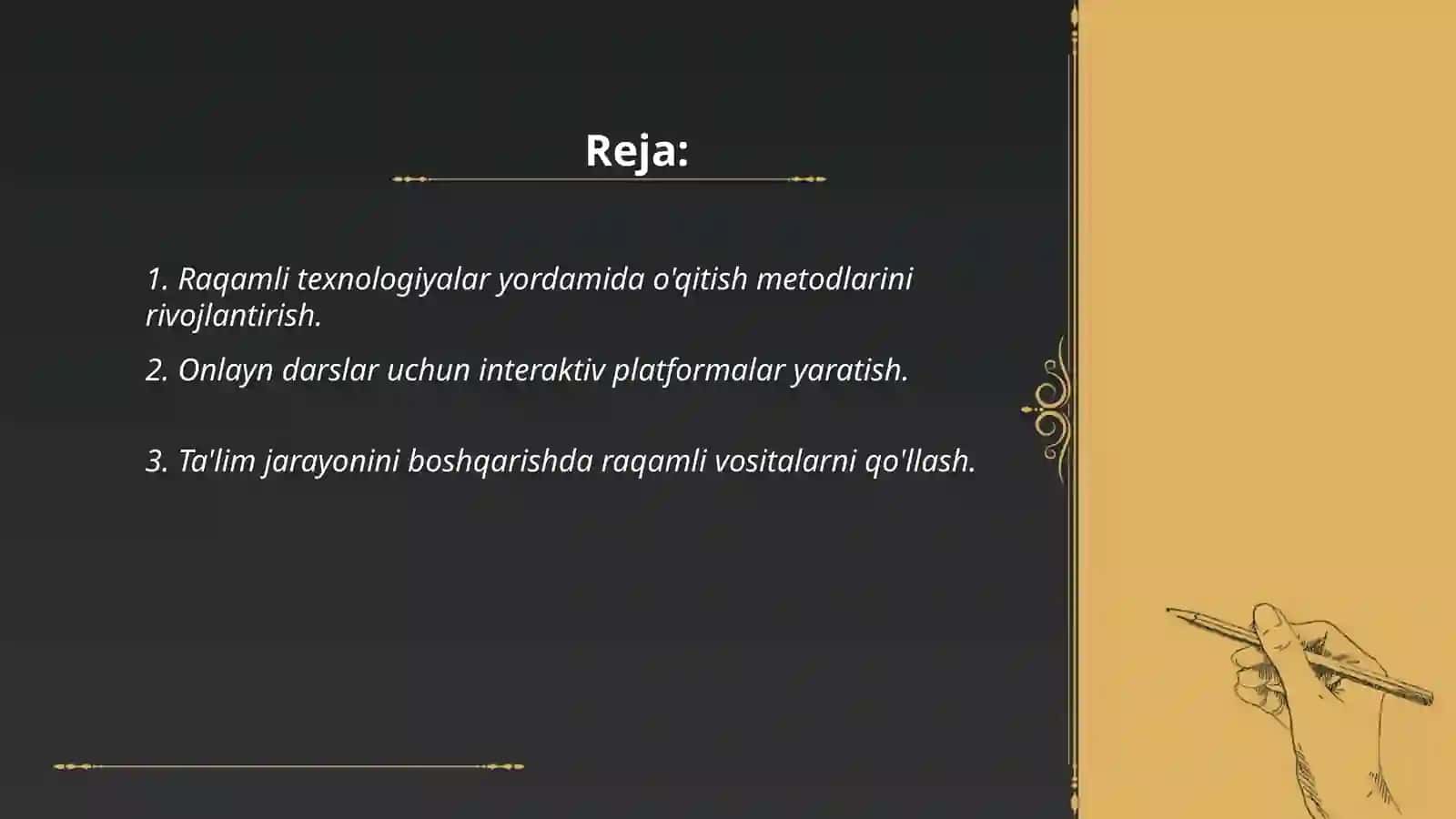 Raqamli texnologiyalarni qo’llash orqali oliy ta'lim muassasalarida ta'lim samaradorligini oshirish yo’llarini takomillashtirish 2