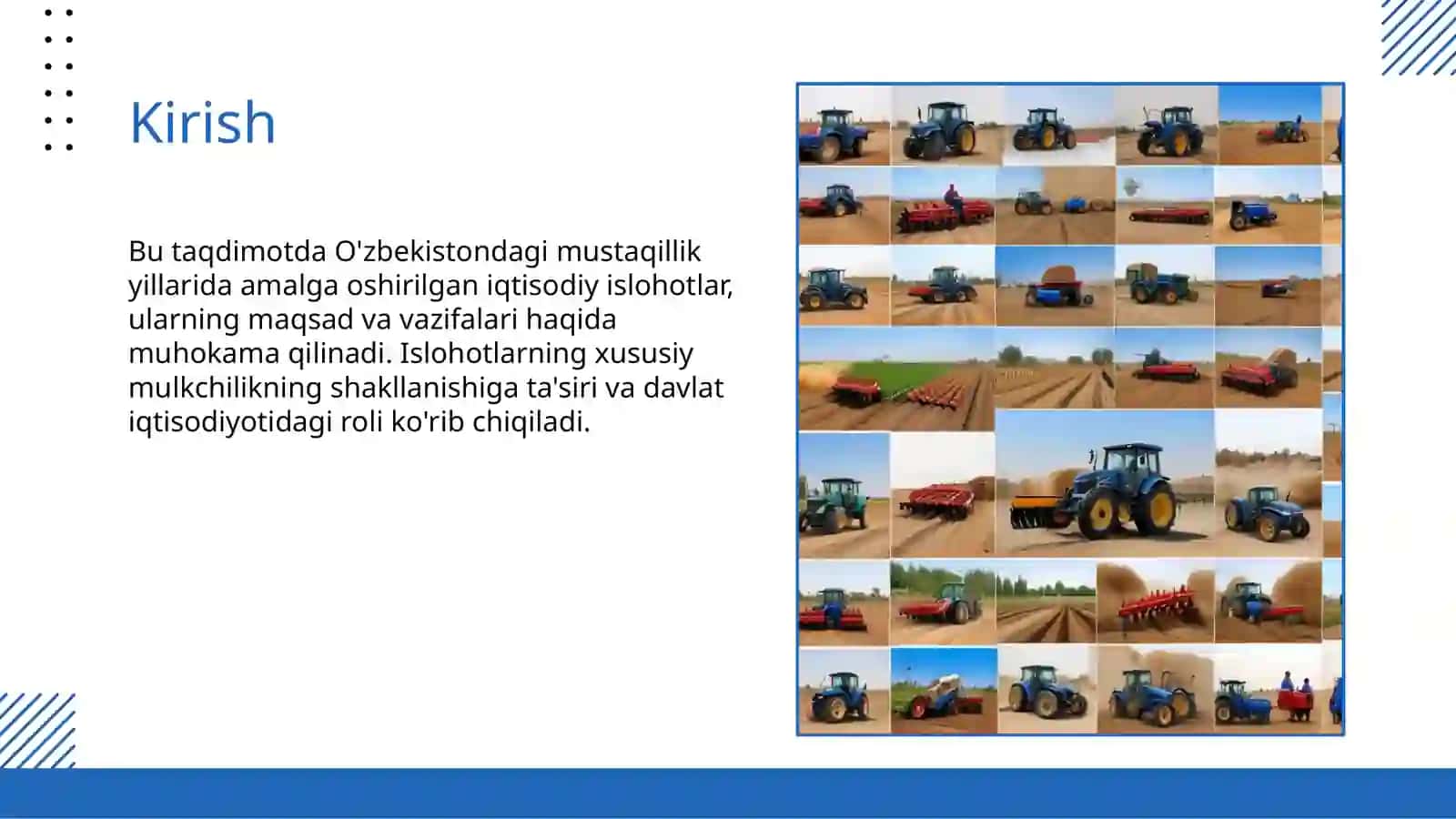 O'zbekistondagi iqtisodiy islohotlar va ularning ta'siri 2