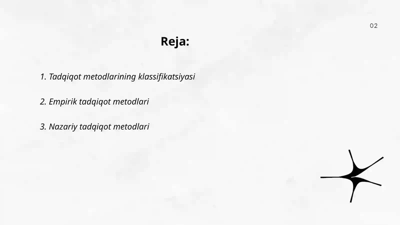 Pedagogika fanining ilmiy-tadqiqot metodlari 2
