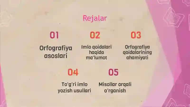 Orfografiya(imlo) va uning qoidalari 2