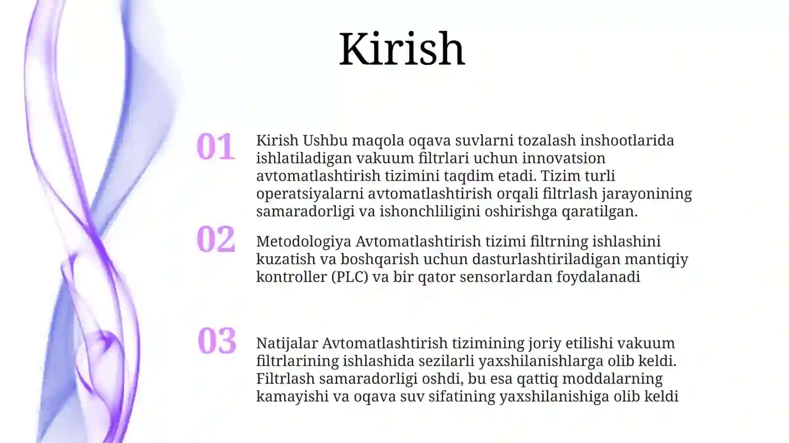 Vakuumli Filtrni Avtomatlashtirish 2